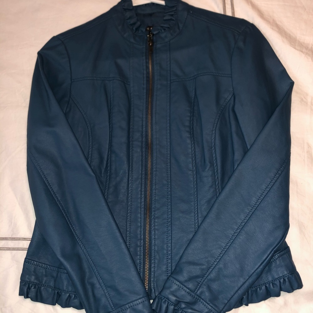 Faux leather jacket